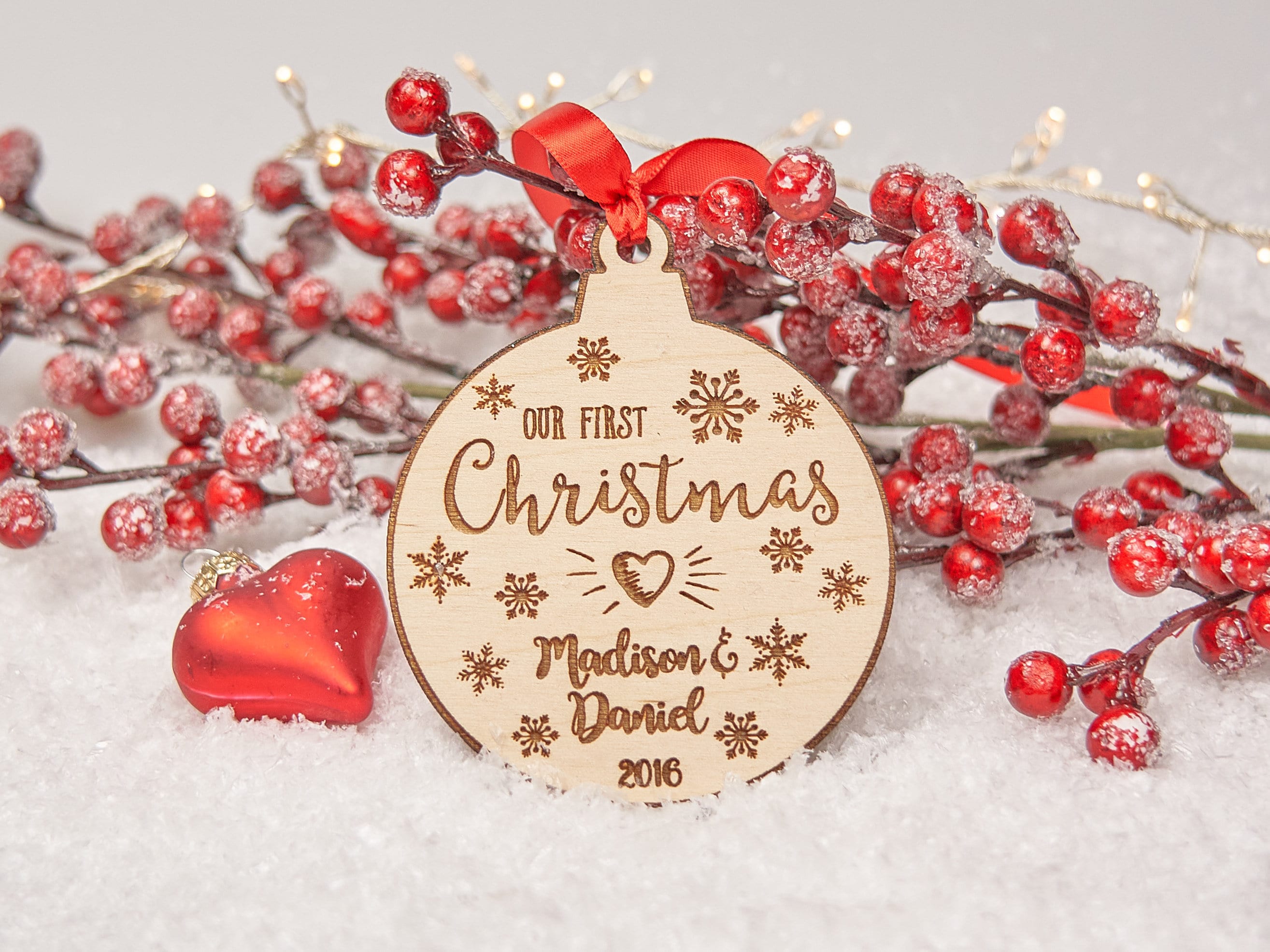 Our First Christmas Together Personalized Home Decor Etsy