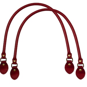 Hochwertige Taschengriffe aus Leder 40 cm, 50 cm, 60 cm, 70 cm (1 Paar)