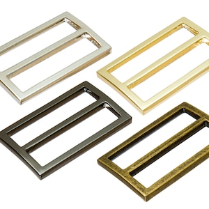4 x High Quality 37.5mm Metal Tri Glide Slide Buckles