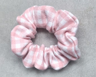 Blush Gingham, Mama Scrunchie