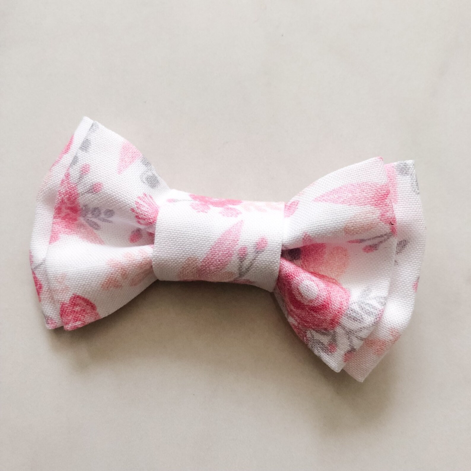 Pink Floral Bow Tie Floral Bow Tie Toddler Bow Tie Etsy