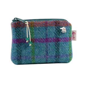 Mini Täschchen Harris Tweed Mini Börse kleines Portemonnaie Kartentasche