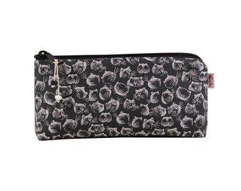 Federmäppchen Mit Galaxie & Katzen-Motiv – 3 Fächer, 22.5x9x11 Cm, Großes Fassungsvermögen