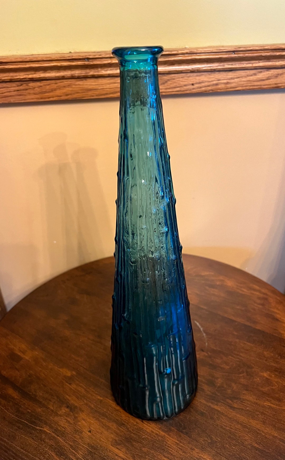 Empoli 15 Wax Drip Genie Bottle Decanter Without Stopper Etsy