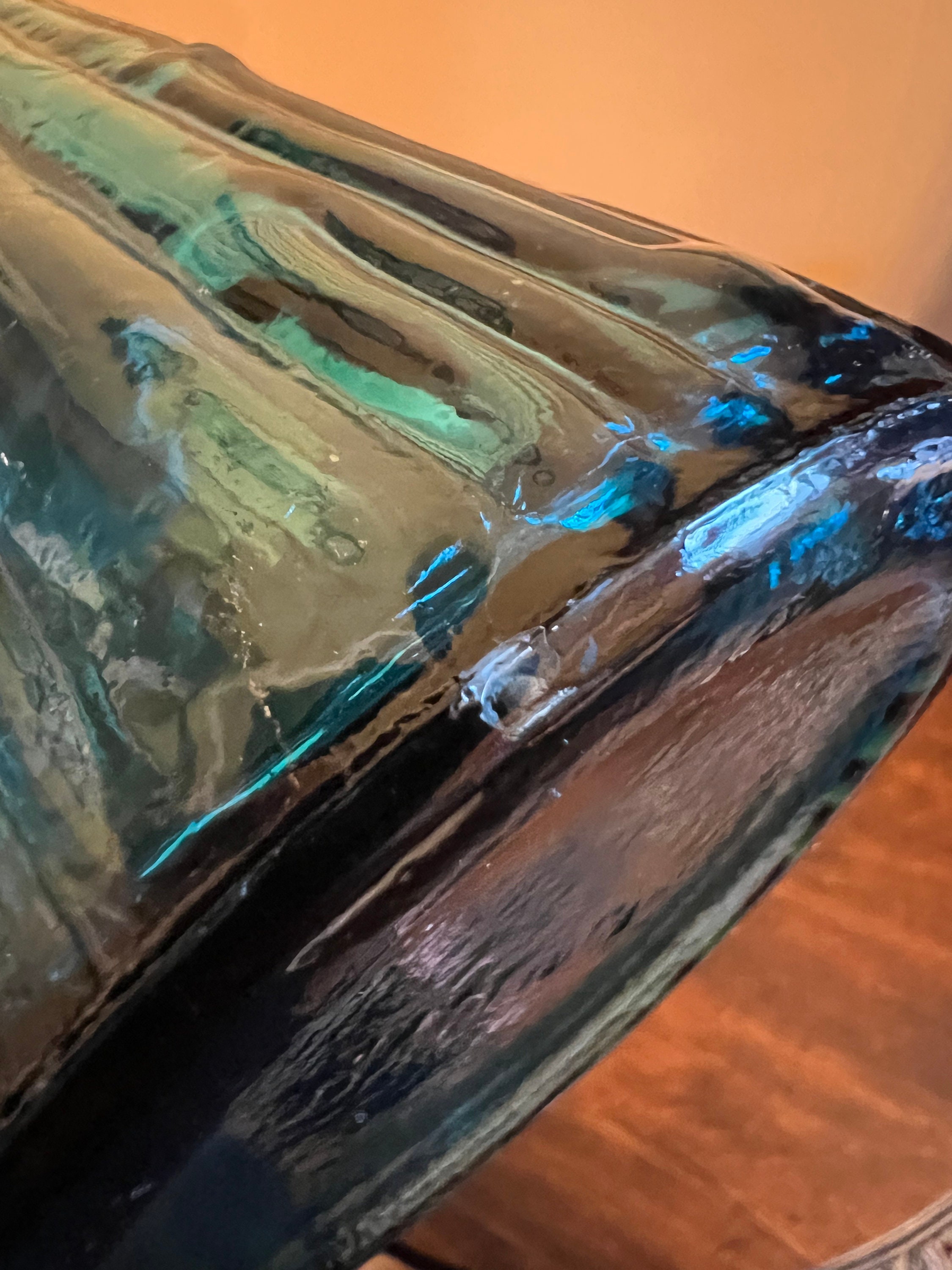 Empoli 15 Wax Drip Genie Bottle Decanter Without Stopper Etsy