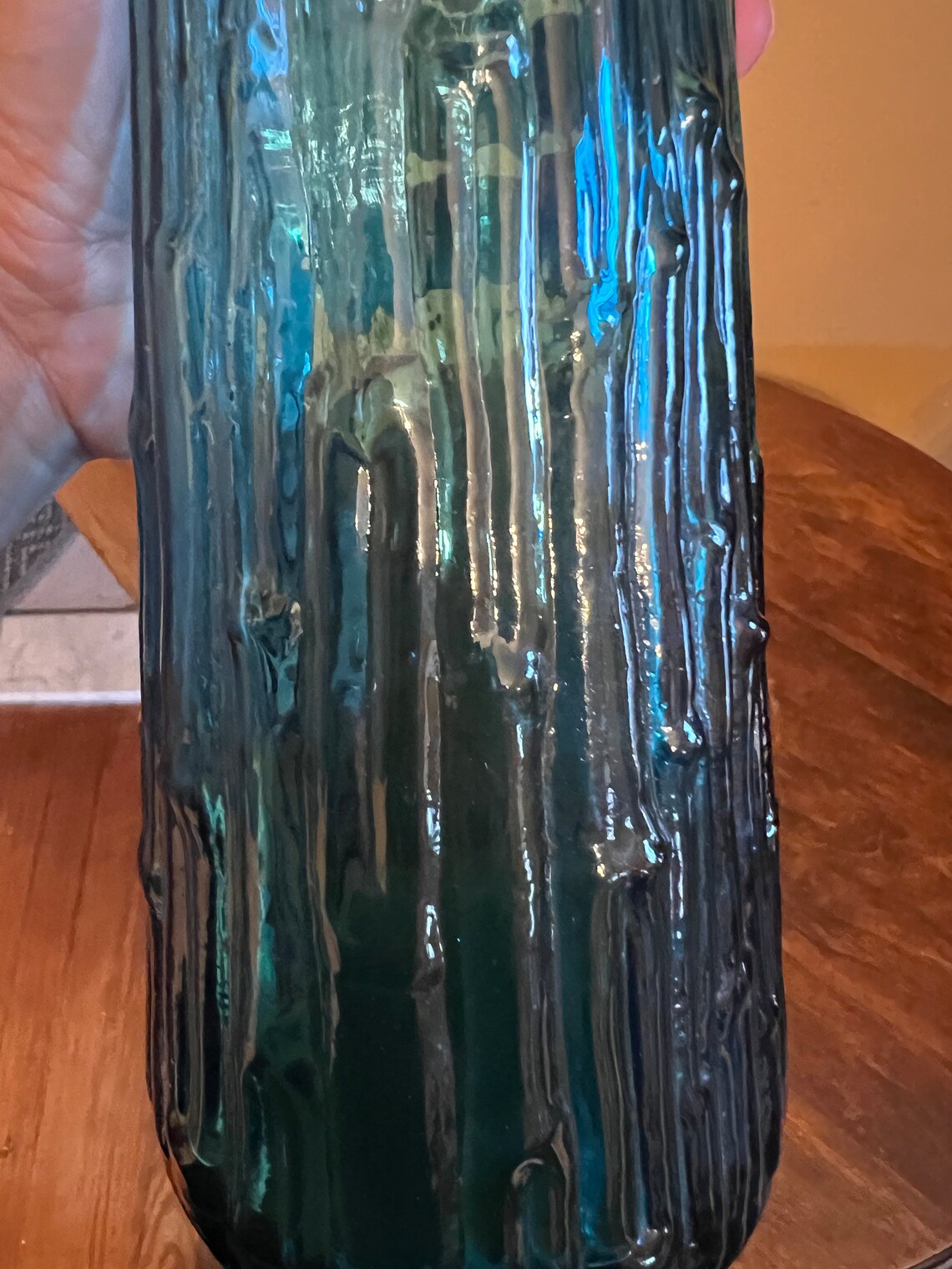 Empoli 15 Wax Drip Genie Bottle Decanter Without Stopper Etsy