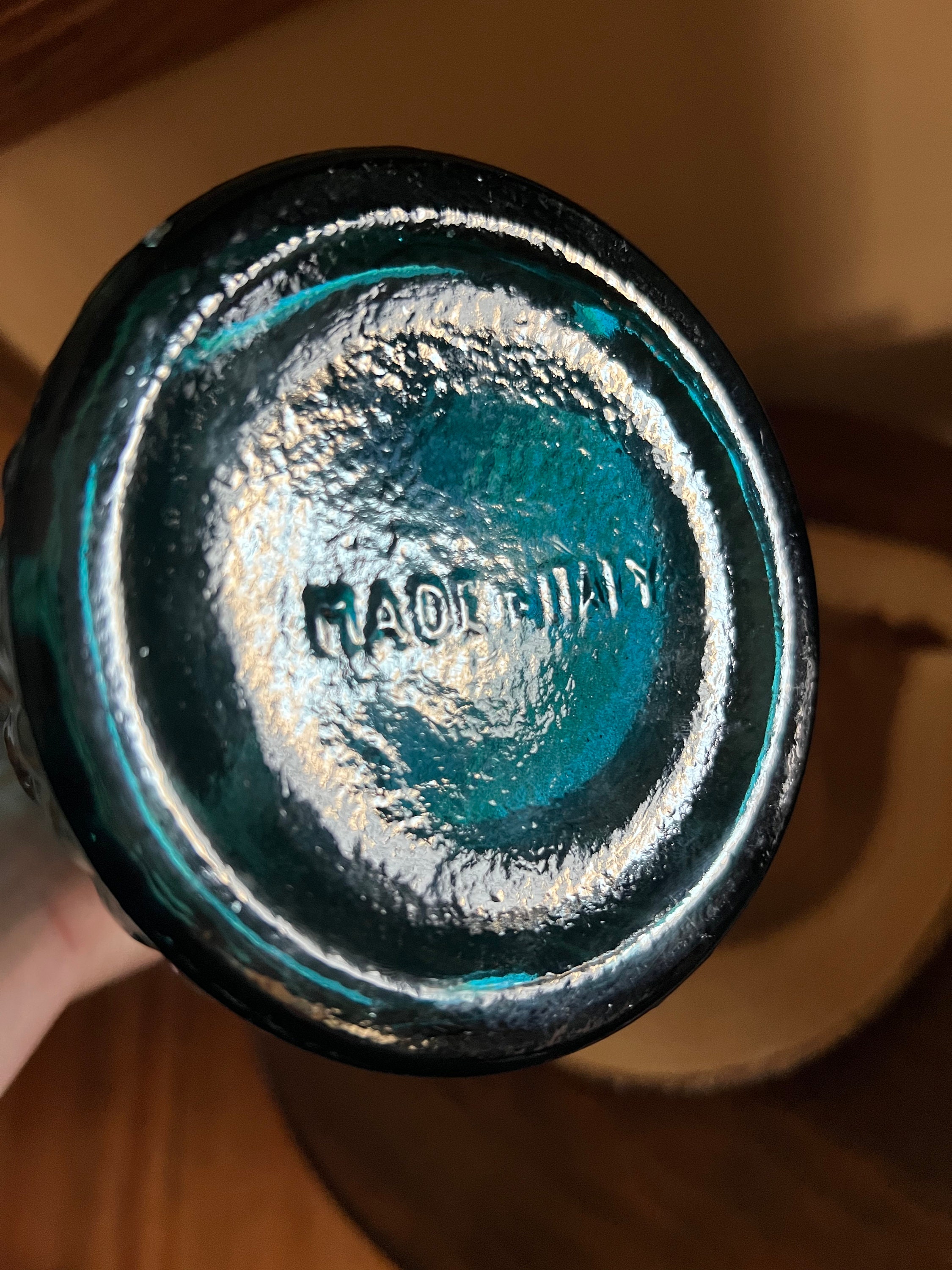 Empoli 15 Wax Drip Genie Bottle Decanter Without Stopper Etsy