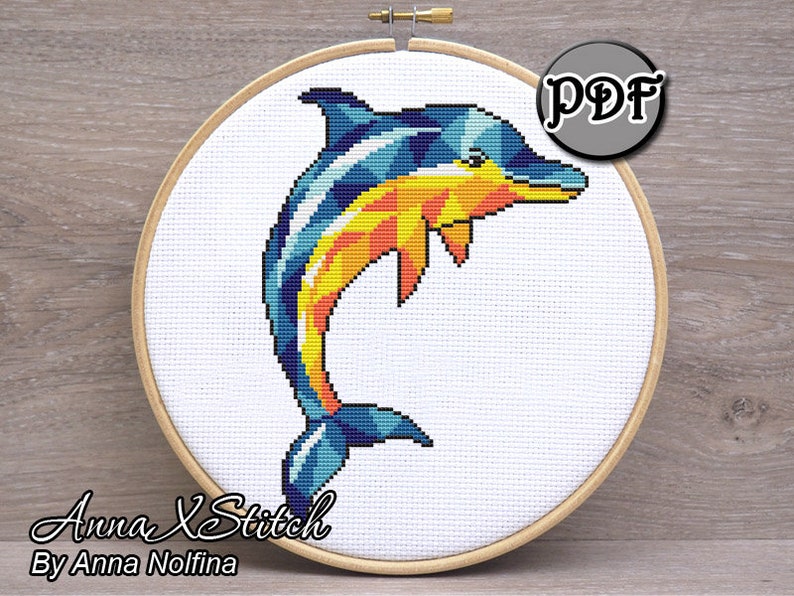 Dolphin Modern Cross Stitch Pattern Pdf By Annaxstitch Etsy dolphin-modern-cross-stitch-pattern-pdf-by-annaxstitch-etsy