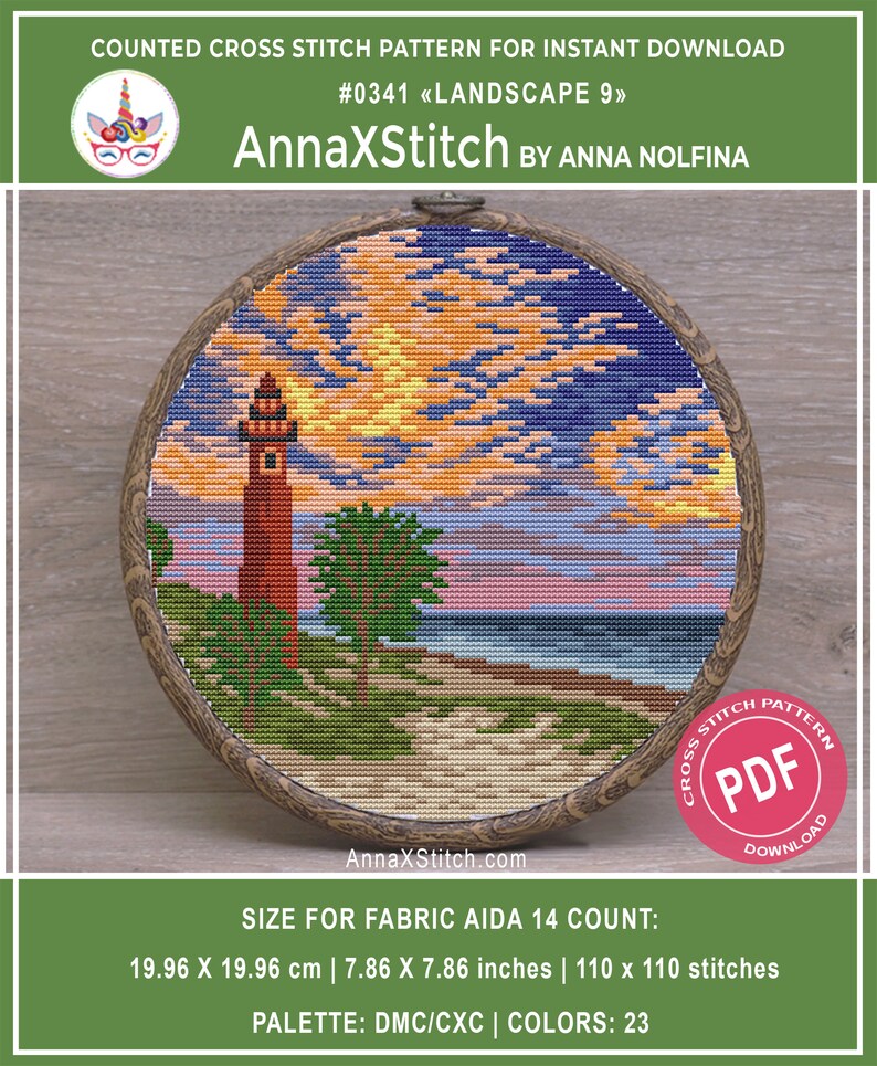 Nature Cross Stitch Pattern By Annaxstitch 0341 Seascape Cross Stitch Modern Cross Stitch Pattern Lighthouse Counted Cross Stitch Chart Sewing Fiber Needlepoint Efp Osteology Org
