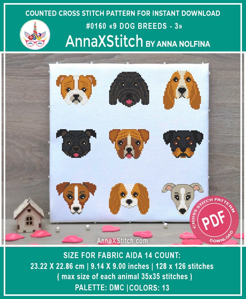 Stitch cross dogs patterns kits breeds dog charts tricot borduurpatronen puppies artwork prom licensed borduren animals yiota explore alone butterfly