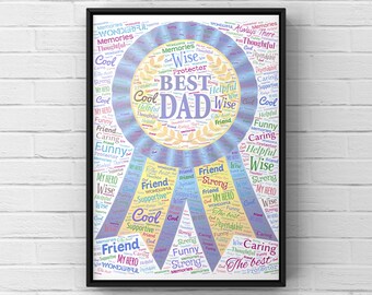 dad rosette etsy
