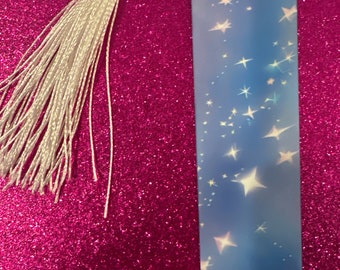 Personalized Starry Night Bookmark: Celestial Aluminum Bookmark