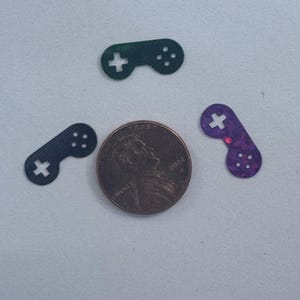 Old School Video Game Controller Glitter Confetti Epoxy Tumblers, Birthday Party Decor, Craft Supplies, Events, DIY, Scrapbooking