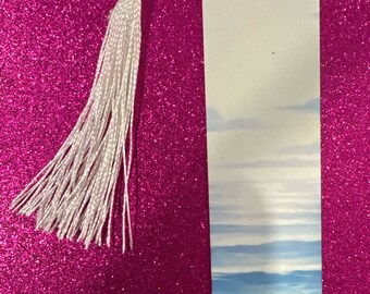 Personalized Ocean Bookmark: Nautical Seaside Book Accessory