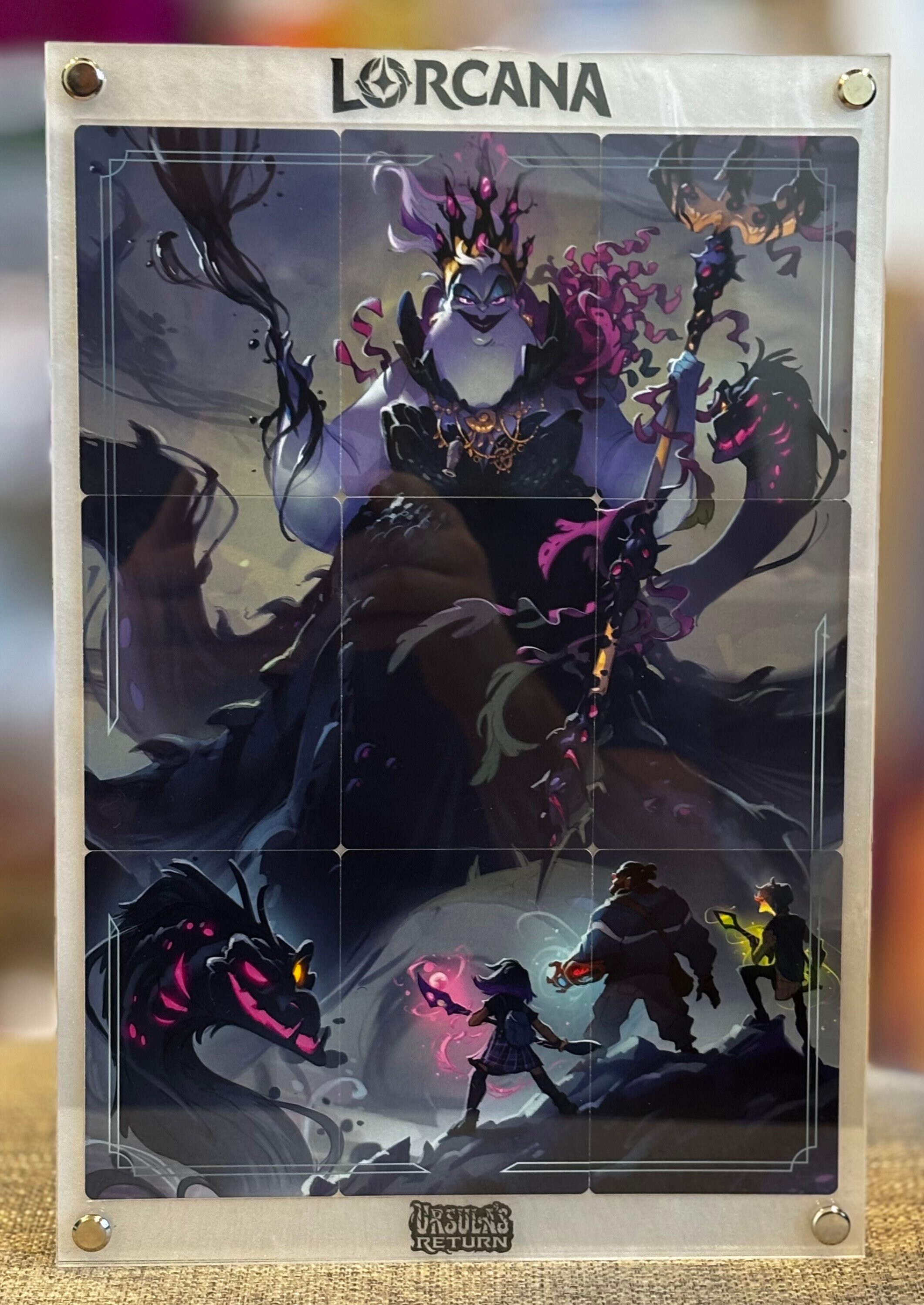 Lorcana Puzzle Card Frame - Ursula's Return - Set 4 Lorcana Puzzle Card Frame - Ursula's Return - Set 4