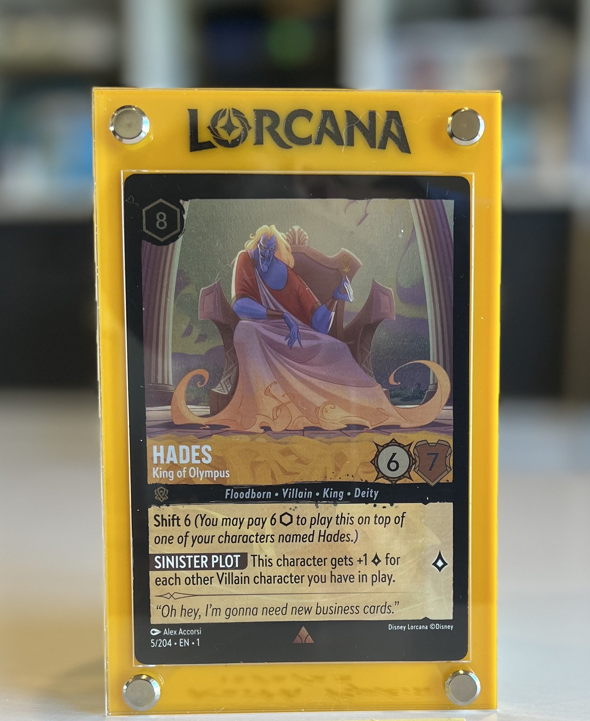 Lorcana Oversized Card Holder Frame - Etsy Lorcana Oversized Card Holder Frame - Etsy