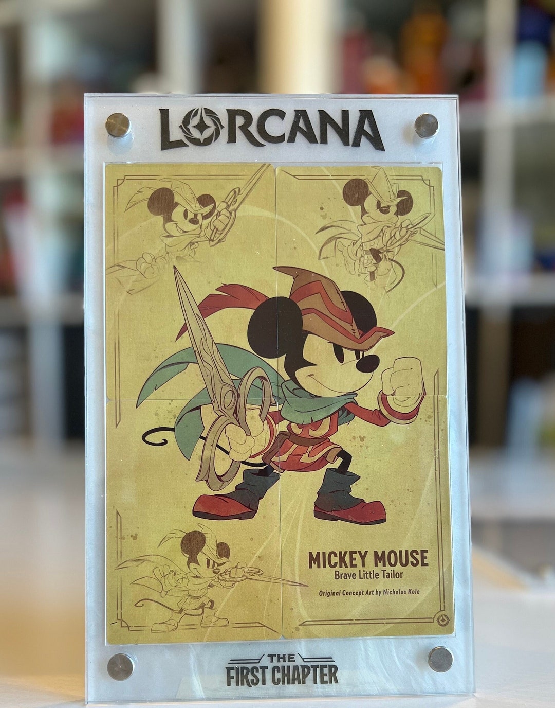 Lorcana Puzzle Card Frame - First Chapter - Mickey BLT Mouse - Set