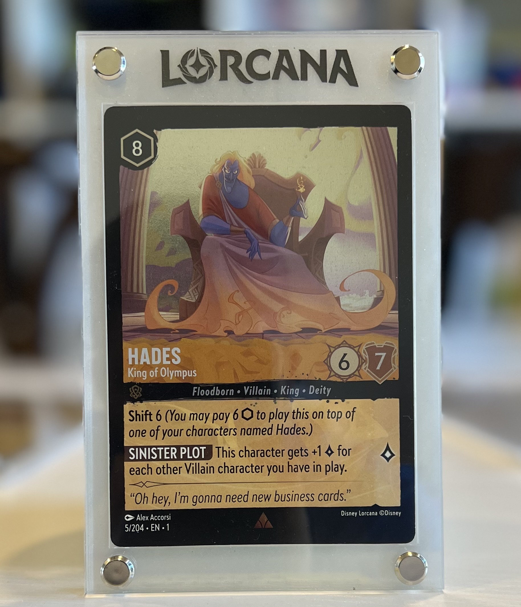 oversized lorcana cards Lorcana Oversized Card Holder Frame
