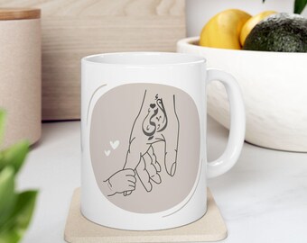 Mother in Arabic Ummi Ceramic Mug, Mother's Day Gift, Honor Mother, Arabic Coffee Cup, Gift for Motherly Role, Mother Appreciation Gift