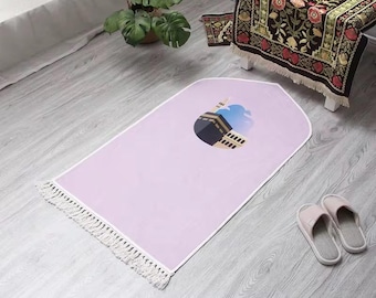 Kids Islamic Prayer Rug Mat | Non-Slip Soft Mats I Islamic Gifts for Kids  I Muslim Gifts I Salah Prayer Rug for Kids I Eid Gift for Kids