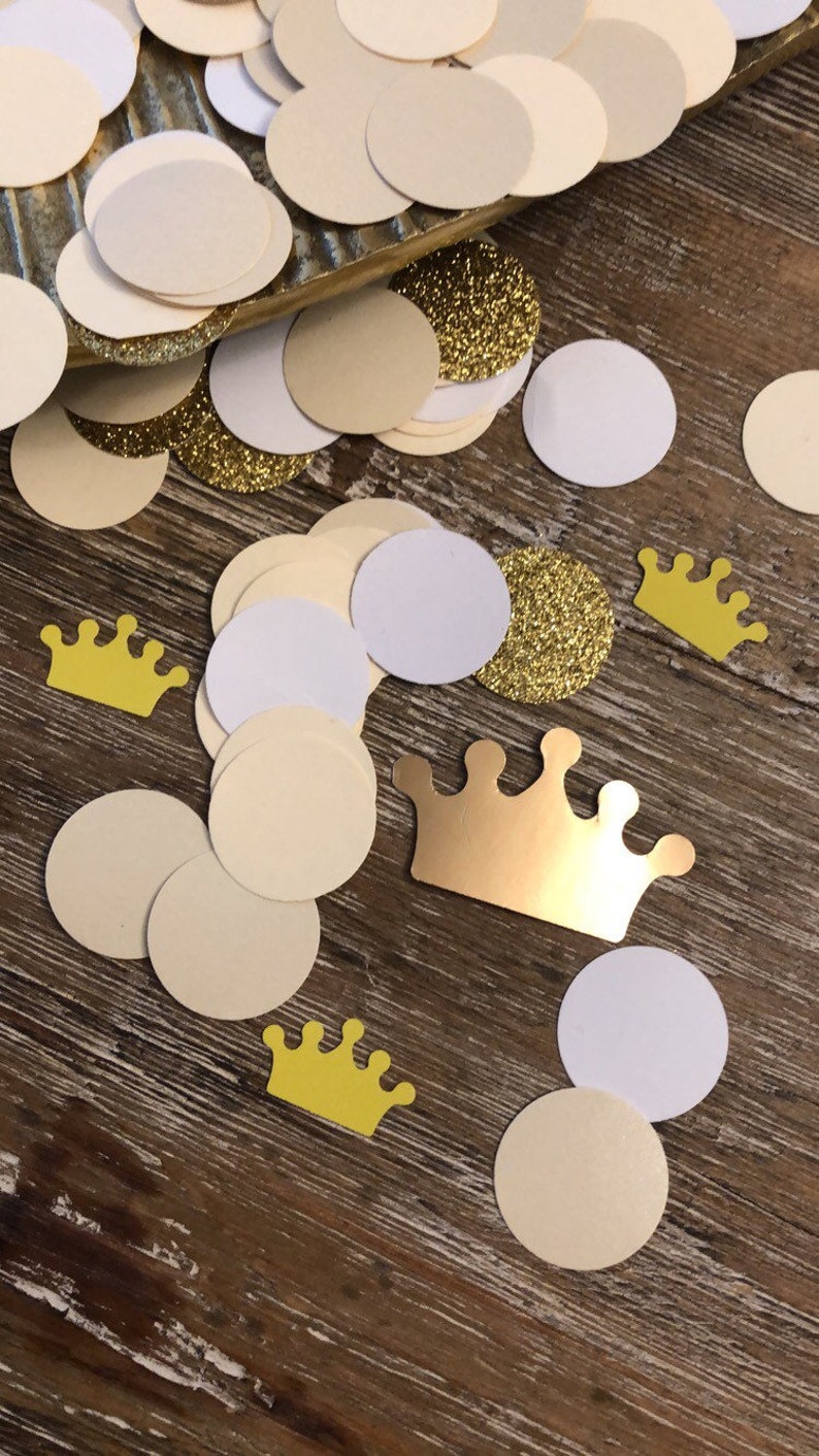 royal party decor,crown decor little prince party confetti Princess Crown confetti Prince crown confetti little princess party confetti