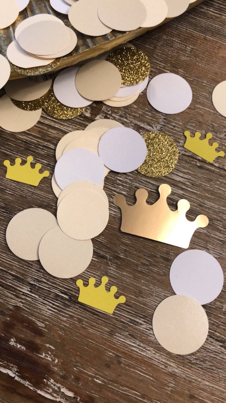 royal party decor,crown decor little prince party confetti Princess Crown confetti Prince crown confetti little princess party confetti