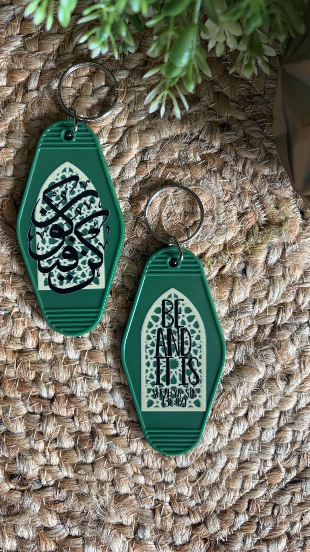 Islamic Keychain 7– Qur’an Verse Surah Ya-sin (36-82) “be, and It Is ...