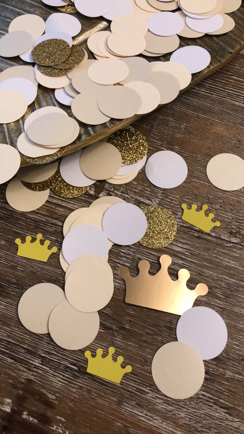 royal party decor,crown decor little prince party confetti Princess Crown confetti Prince crown confetti little princess party confetti