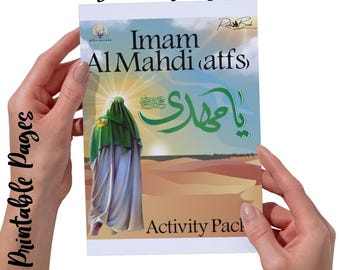 Imam Mahdi (atfs) Activity Book, Birth of Imam AlMahdi (as) Workbook, Imam Al-Mahdi (as) Lessons for kids, Imam Al-Mahdi (as) Activity book
