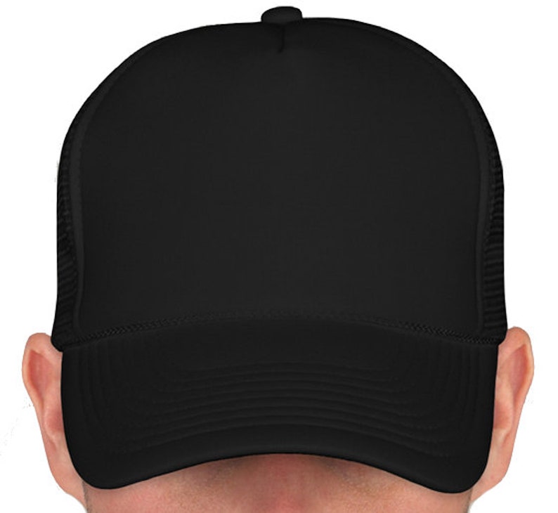 Pro Style Twill Cap. Free Shipping  Black image 1