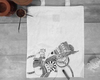 Organic Cotton Tote Bag Theyyam