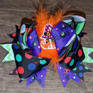 Halloween Hair Bows,  Girl Bows, Bows, Hair Bows, Halloween Bow