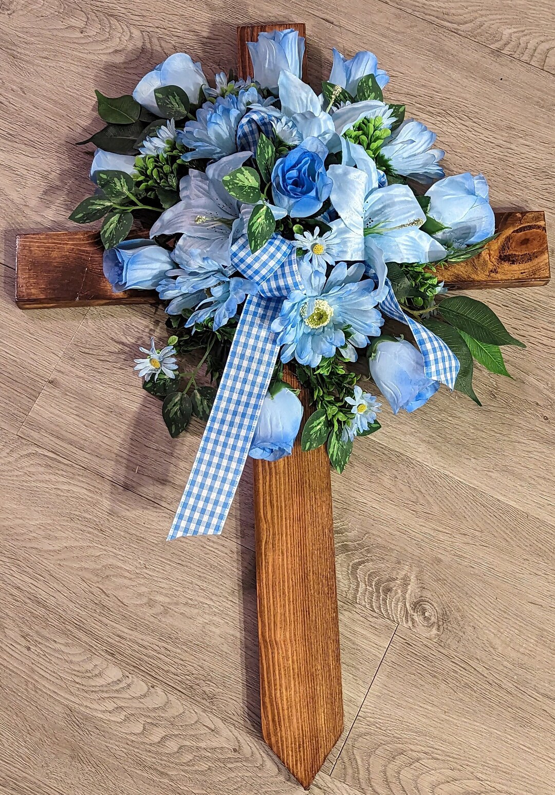 Cemetery Cross, Wooden Cross, Cross, Grave Decorations, Mothers Day