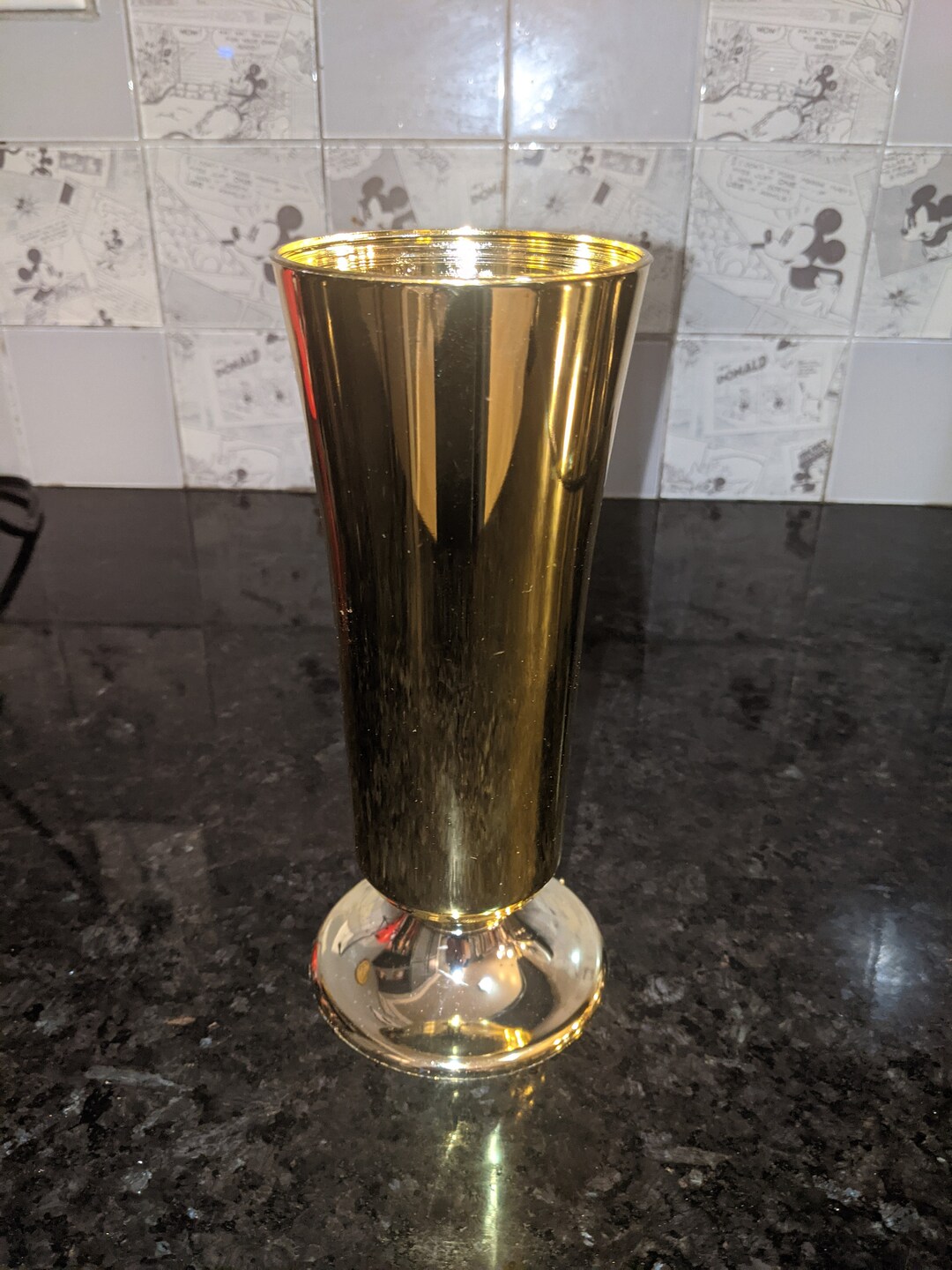 Gold Plastic Vases Etsy