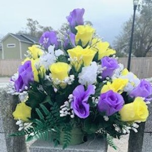Easter, Mother&#39;s Day, Cemtery Insert Flowers, Cemetery Flowers