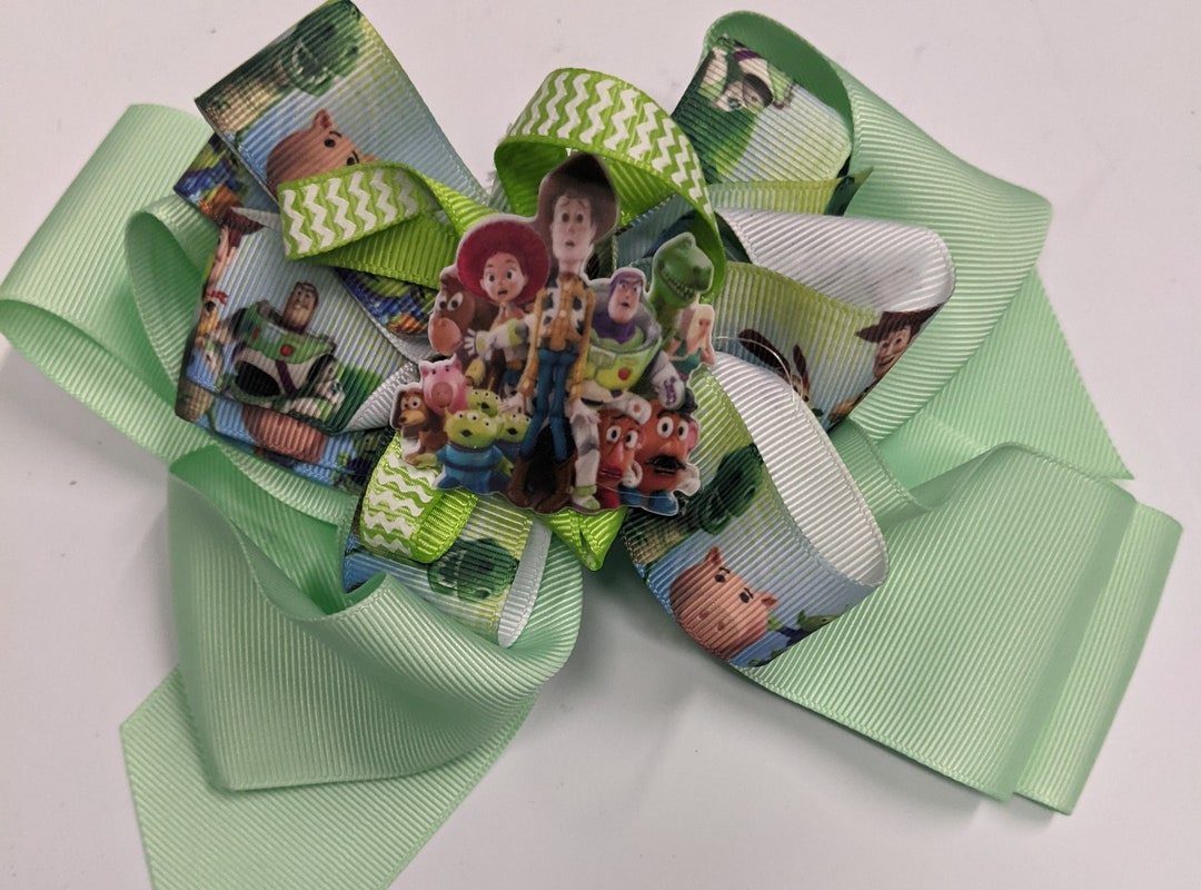 Toy Story Inspired Hair Bow Disney Inspired Hair Bow Toy Etsy