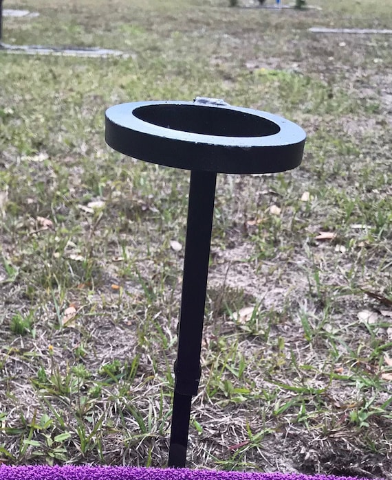 Flat Headstone Flower Holder Flower Holder Cemetery Flower Etsy