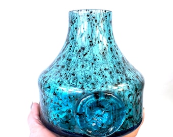Art Glass Vase, Blue – Schott Zwiesel, Germany 1960s