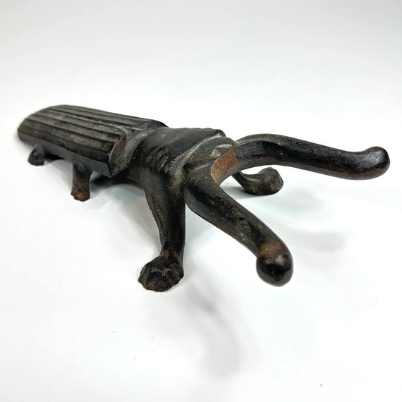 Antique Cast Iron Beetle Boot Jack, Boot Pull, We… - image 4