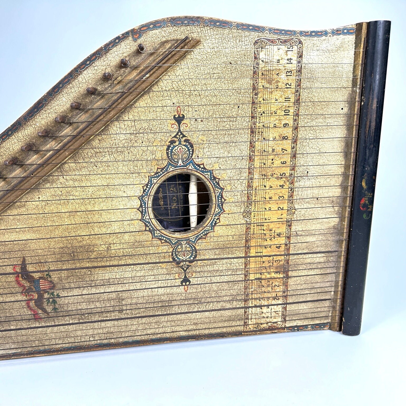 1894 Menzenhauer's No. 2 Guitar Zither - Antique Menzenhauer 1894 Menzenhauer's No. 2 Guitar Zither - Antique Menzenhauer