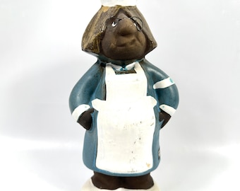 Ceramic Nurse Figurine – Kurt Nilsson, Scandinavian Studio Pottery