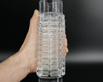 Skruf ‘Corona’ Vase by Bengt Edenfalk – Signed 1950s Swedish Vintage Art Glass