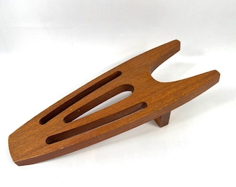Teak boot pull – Danish mid-century boot jack by Dansk Dowel, 1960s Shoe Remover