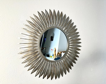 Sunburst Mirror, Hollywood Regency Style Wall Decor