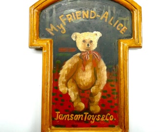 Vintage 1956 Very RARE Merrythought Punkinhead Bear Tagged