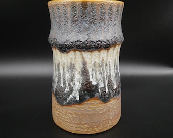 Vintage fat lava ceramic vase - studio art pottery vase - german 1960s