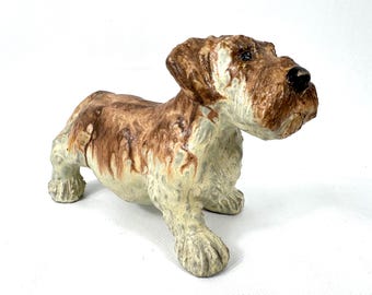 Ceramic dog figurine – JIE Sweden signed, 1970s