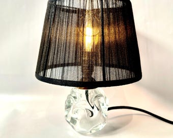 Glass Table Lamp 1950s – Börne Augustsson Swedish Design, Rewired