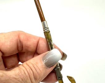 Antique 1920s Bridge Pencil – Walking Stick Cane Design | Collectible Novelty Writing Instrument