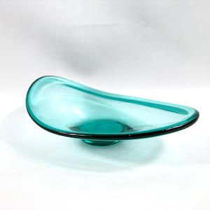 Glass bowl Green Selandia – Per Lütken, Holmegaard, Mid-century Scandinavian design